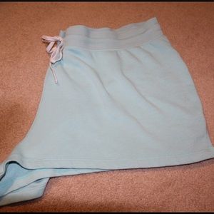 🌒 Cozy Plus Size Light Blue Terry Shorts 💙